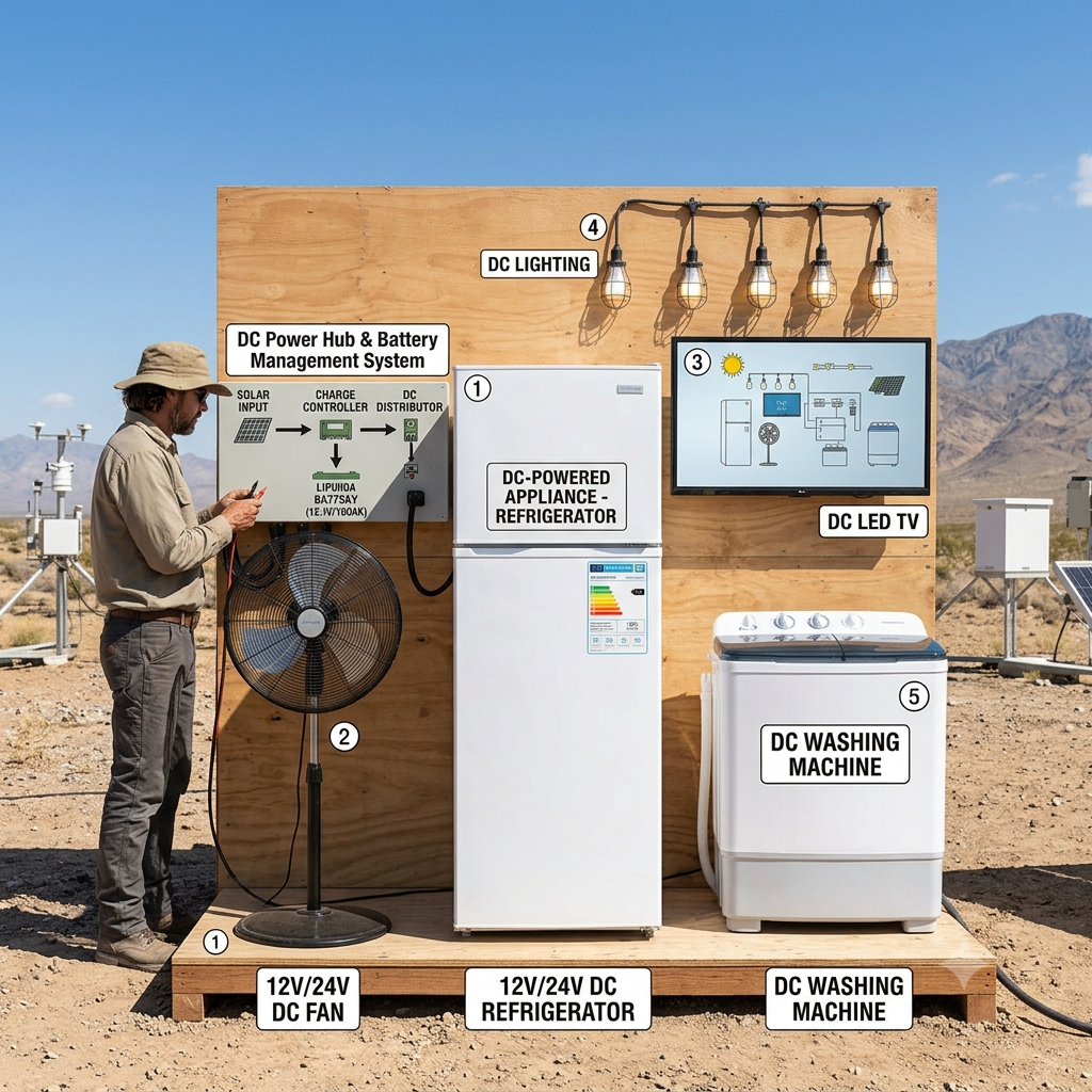 Solar-Powered DC Appliance