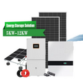 5kW 12kW Hybrid Grid Home Battery Energy Storage System with 5kWh Lithium Ion AC Solar Home Power System