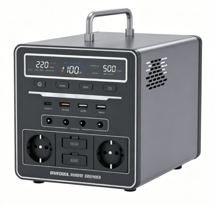 Low Price 500W Portable Power Station & Solar Generator LiFePO4 Battery MPPT Controller 400Wh Emergency Power for Outdoor Use