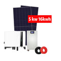 5KW Monocrystalline Silicon Hybrid Power Generation System MPPT Battery Home Installation